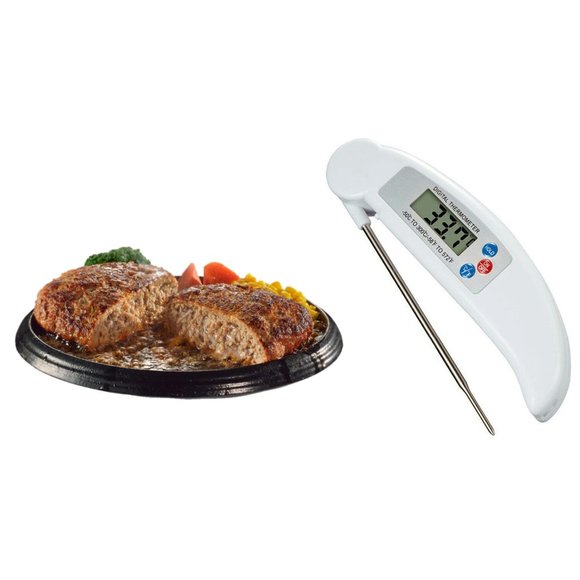 Stainless Steel Instant-Read ProThermo Digital Meat & Poultry Thermometer(White) - Picture 3 of 3